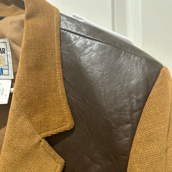 Men’s Pioneer Wear lamb skin leather/corduroy short blazer - Picture 6 of 12